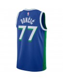 Luka Doncic Dallas Mavericks Nike Unisex 2022/23 Swingman Jersey - City Edition - Blue