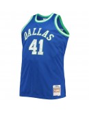 Dirk Nowitzki Dallas Mavericks Mitchell & Ness Big & Tall 1998-99 NBA 75th Anniversary Diamond Swingman Jersey - Royal