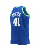 Dirk Nowitzki Dallas Mavericks Mitchell & Ness Big & Tall 1998-99 NBA 75th Anniversary Diamond Swingman Jersey - Royal