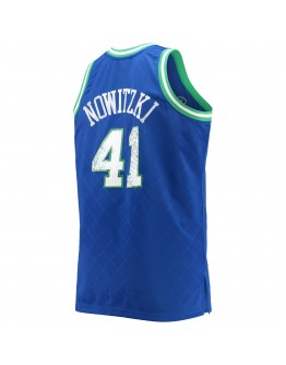 Dirk Nowitzki Dallas Mavericks Mitchell & Ness Big & Tall 1998-99 NBA 75th Anniversary Diamond Swingman Jersey - Royal