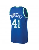 Dirk Nowitzki Dallas Mavericks Mitchell & Ness 1998-99 Hardwood Classics Swingman Jersey - Blue