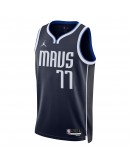 Luka Doncic Dallas Mavericks Jordan Brand Unisex Swingman Jersey - Statement Edition - Navy