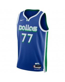 Luka Doncic Dallas Mavericks Nike Unisex 2022/23 Swingman Jersey - City Edition - Blue