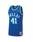 Dirk Nowitzki Dallas Mavericks Mitchell & Ness 1998-99 Hardwood Classics Swingman Jersey - Blue