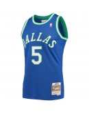 Jason Kidd Dallas Mavericks Mitchell & Ness 1994-95 Hardwood Classics Swingman Player Jersey - Blue