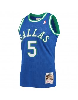 Jason Kidd Dallas Mavericks Mitchell & Ness 1994-95 Hardwood Classics Swingman Player Jersey - Blue