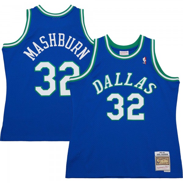 Jamal Mashburn Dallas Mavericks Mitchell & Ness 2001/02 Hardwood Classics Swingman Jersey - Royal