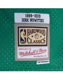 Dirk Nowitzki Dallas Mavericks Mitchell & Ness Hardwood Classics 1998/2019 Split Swingman Jersey - Blue/Green