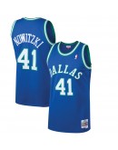 Dirk Nowitzki Dallas Mavericks Mitchell & Ness 1998-99 Hardwood Classics Swingman Jersey - Blue