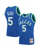 Jason Kidd Dallas Mavericks Mitchell & Ness 1994-95 Hardwood Classics Swingman Player Jersey - Blue