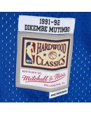 Dikembe Mutombo Denver Nuggets Mitchell & Ness Hardwood Classics 1991/92 Split Swingman Jersey - Royal/Gold