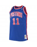 Isaiah Thomas Detroit Pistons Mitchell & Ness Big & Tall Hardwood Classics Jersey - Royal