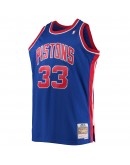 Grant Hill Detroit Pistons Mitchell & Ness Big & Tall Hardwood Classics Swingman Jersey - Blue