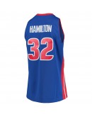 Richard Hamilton Detroit Pistons Mitchell & Ness 2003-04 Hardwood Classics Swingman Jersey - Blue