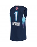 Allen Iverson Eastern Conference Mitchell & Ness Hardwood Classics 2009 NBA All-Star Game Swingman Jersey - Navy