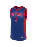 Men's Killian Hayes Blue Detroit Pistons Team Player Jersey