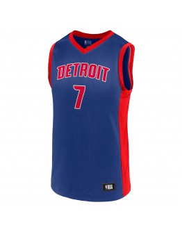 Men's Killian Hayes Blue Detroit Pistons Team Player Jersey