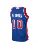 Dennis Rodman Detroit Pistons Mitchell & Ness 2001/02 Hardwood Classics Swingman Jersey - Royal