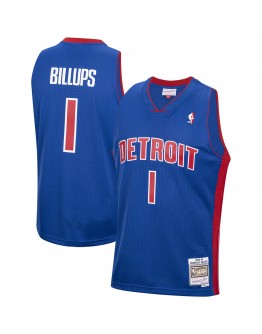 Chauncey Billups Detroit Pistons Mitchell & Ness 2003-04 Hardwood Classics Swingman Jersey - Royal