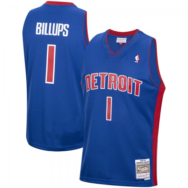 Chauncey Billups Detroit Pistons Mitchell & Ness 2003-04 Hardwood Classics Swingman Jersey - Royal