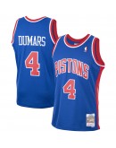 Joe Dumars Detroit Pistons Mitchell & Ness 1988-89 Hardwood Classics Swingman Player Jersey - Blue