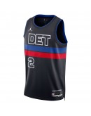 Cade Cunningham Detroit Pistons Jordan Brand Unisex Swingman Jersey - Statement Edition - Black