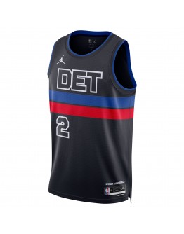 Cade Cunningham Detroit Pistons Jordan Brand Unisex Swingman Jersey - Statement Edition - Black