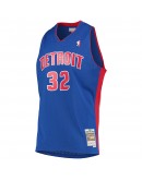 Richard Hamilton Detroit Pistons Mitchell & Ness 2003-04 Hardwood Classics Swingman Jersey - Blue