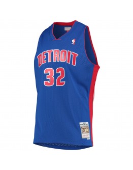 Richard Hamilton Detroit Pistons Mitchell & Ness 2003-04 Hardwood Classics Swingman Jersey - Blue