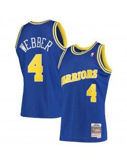 Chris Webber Golden State Warriors Mitchell & Ness Hardwood Classics 1993-94 Swingman Jersey - Royal