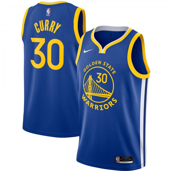 Stephen Curry Golden State Warriors Nike 2020/21 Swingman Jersey - Royal - Icon Edition