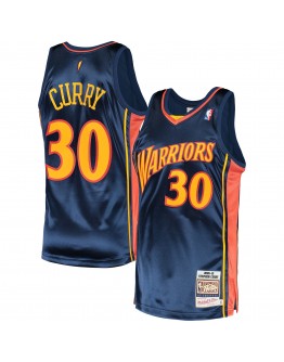 Stephen Curry Golden State Warriors Mitchell & Ness 2009 Hardwood Classics Authentic Jersey - Navy