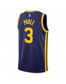 Jordan Poole Golden State Warriors Jordan Brand Unisex Swingman Jersey - Statement Edition - Navy