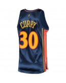 Stephen Curry Golden State Warriors Mitchell & Ness 2009 Hardwood Classics Authentic Jersey - Navy