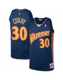 Stephen Curry Golden State Warriors Mitchell & Ness Big & Tall Hardwood Classics Jersey - Navy