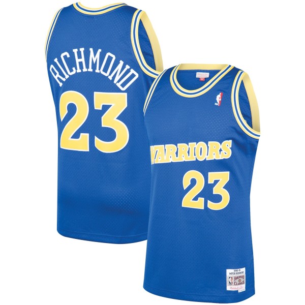 Mitch Richmond Golden State Warriors Mitchell & Ness 1990-91 Hardwood Classics Swingman Player Jersey - Royal