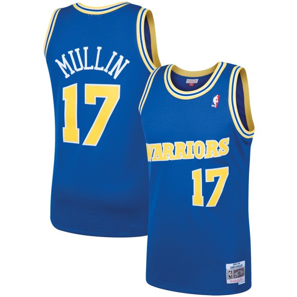 Chris Mullin Golden State Warriors Mitchell & Ness 1993-94 Hardwood Classics Swingman Player Jersey - Royal