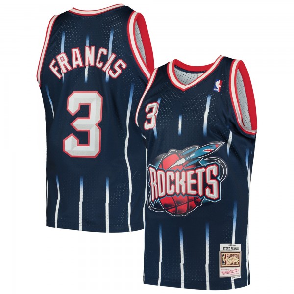 Steve Francis Houston Rockets Mitchell & Ness 1999-2000 Hardwood Classics Swingman Player Jersey - Navy