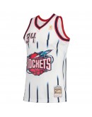 Hakeem Olajuwon Houston Rockets Mitchell & Ness 1996-97 Hardwood Classics Swingman Jersey - White