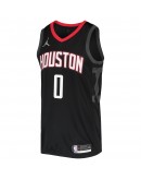 Jalen Green Houston Rockets Jordan Brand 2021/22 Swingman Jersey - Statement Edition - Black