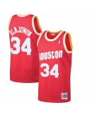 Hakeem Olajuwon Houston Rockets Mitchell & Ness 1993-94 Hardwood Classics Swingman Jersey - Red