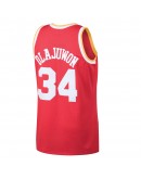 Hakeem Olajuwon Houston Rockets Mitchell & Ness 1993-94 Hardwood Classics Swingman Jersey - Red