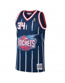 Hakeem Olajuwon Houston Rockets Mitchell & Ness 1996-97 Hardwood Classics Swingman Jersey - Navy