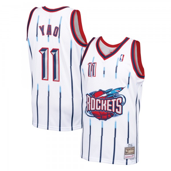 Yao Ming Houston Rockets Mitchell & Ness 2002-03 Hardwood Classics Swingman Jersey - White