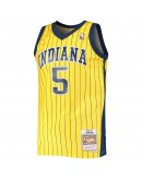 Jalen Rose Indiana Pacers Mitchell & Ness 1999-00 Hardwood Classics Swingman Jersey - Gold