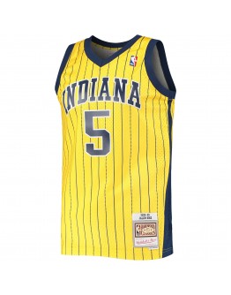 Jalen Rose Indiana Pacers Mitchell & Ness 1999-00 Hardwood Classics Swingman Jersey - Gold