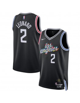 Kawhi Leonard LA Clippers Nike Unisex 2022/23 Swingman Jersey - City Edition - Black