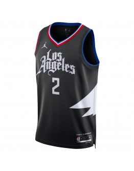 Kawhi Leonard LA Clippers Jordan Brand Unisex Swingman Jersey - Statement Edition - Black