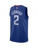 Kawhi Leonard LA Clippers Nike 2020/21 Swingman Jersey - Royal - Icon Edition