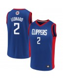 Men's Kawhi Leonard Royal/Red LA Clippers Replica Jersey